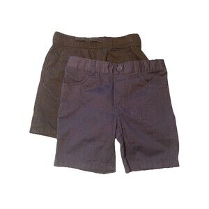 6/7 Boys (2 PCs) Uniform Shorts Lot Cat Jack, French Toast